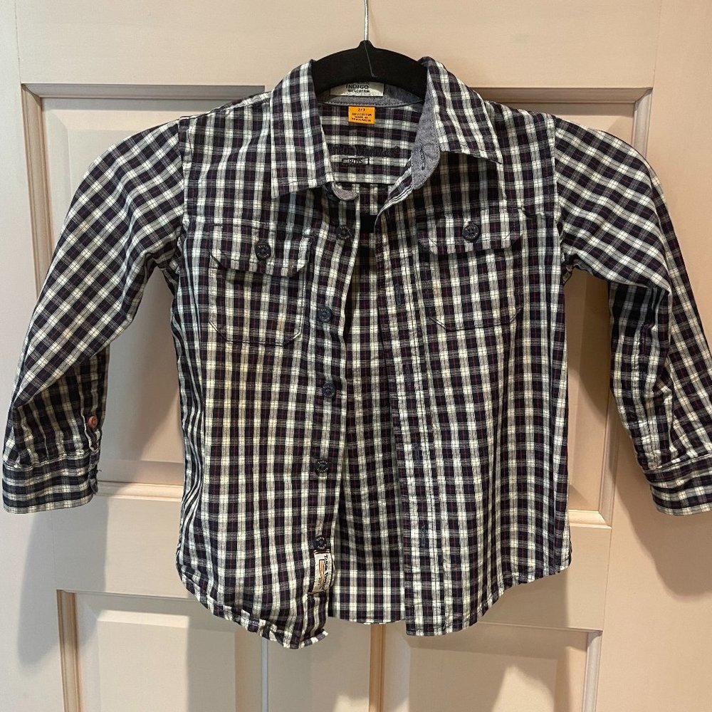 Boys Long Sleeve Button Down